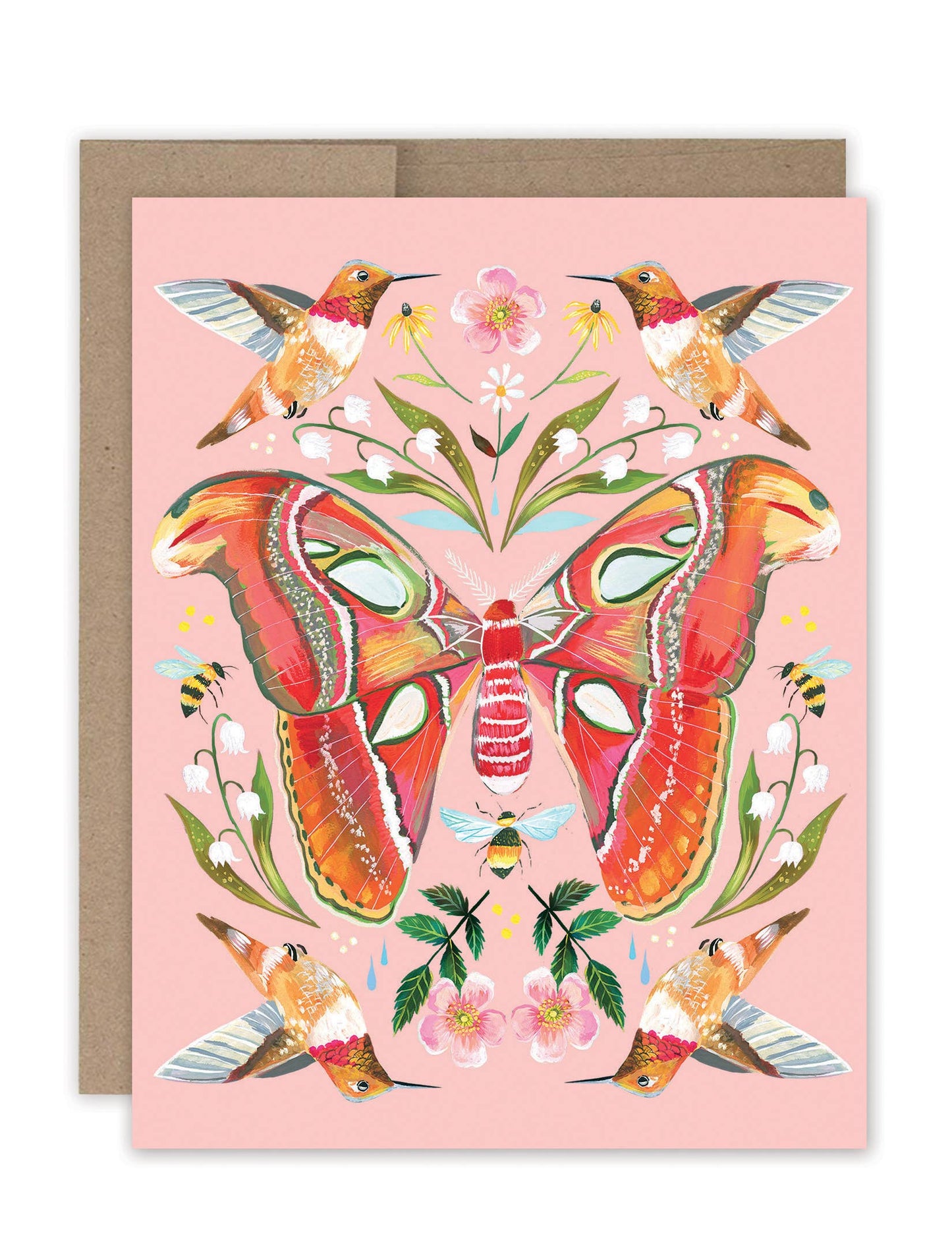 Butterflies & Birds Boxed Notecard - Set of 10