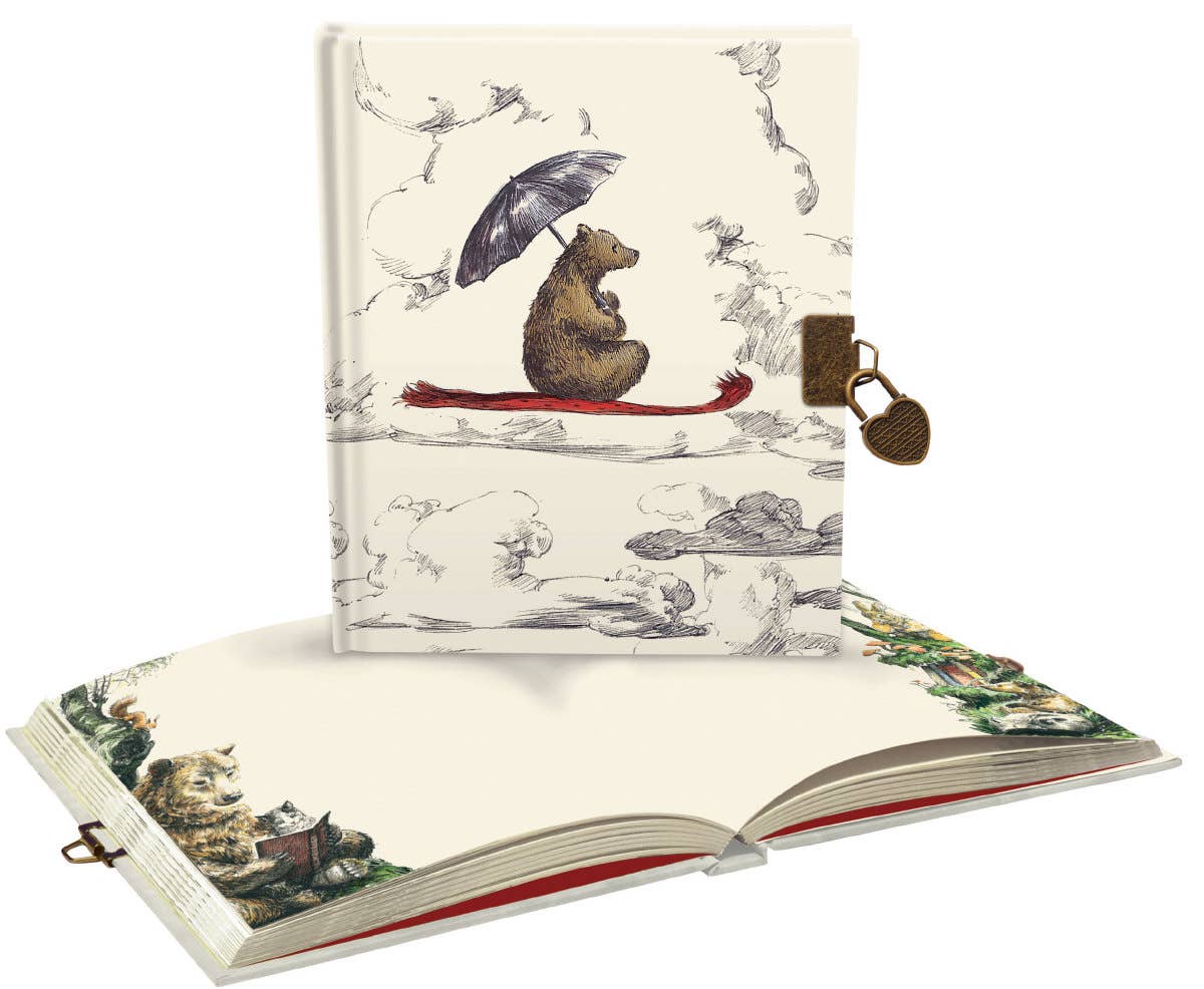 Flying Bear Lockable notebook