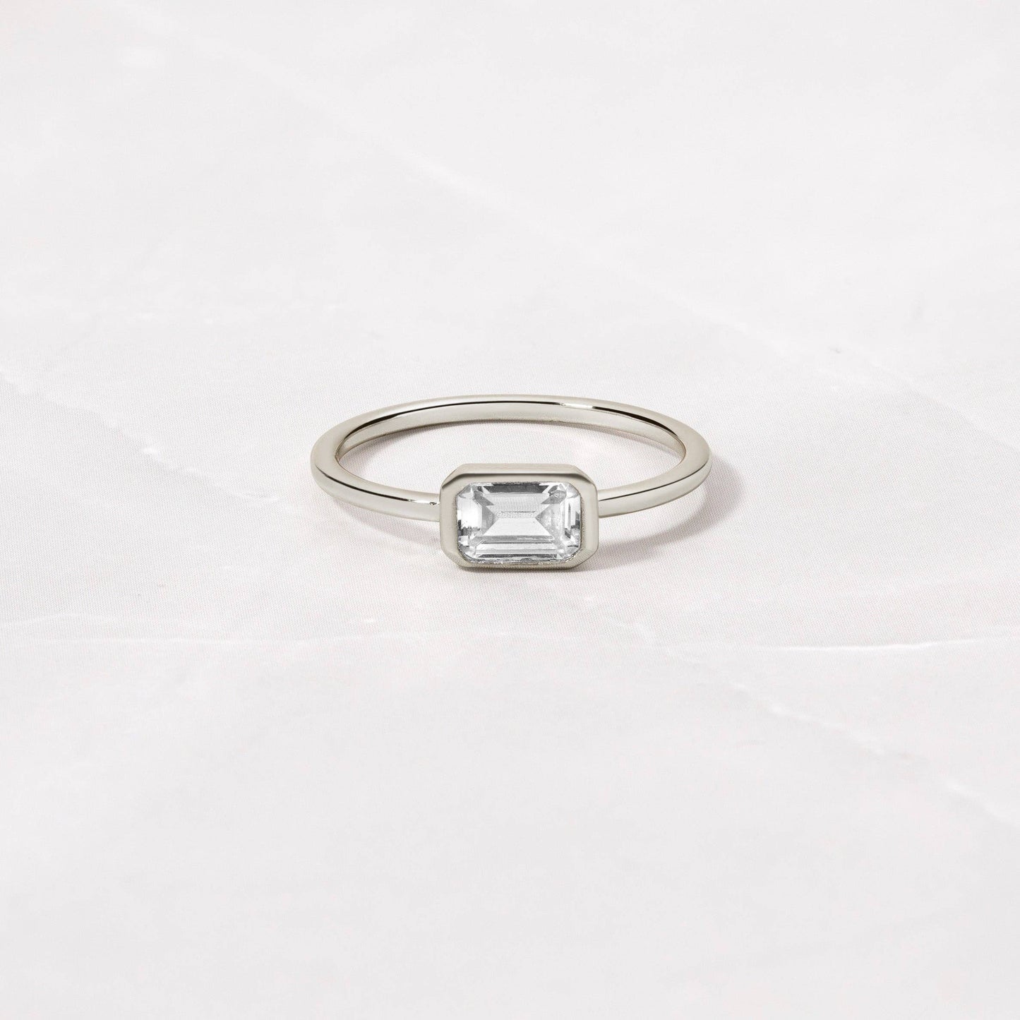 Baguette Bezel Ring