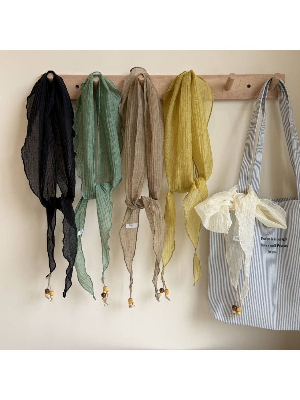 Soft Draped Triangle Bandana Scarf