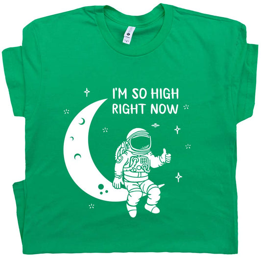 So High Shirt Stoner Weed 420 Theme Smoke Shop Mushrooms Tee