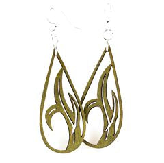 Green Tree Earrings | Botanicals & Nature