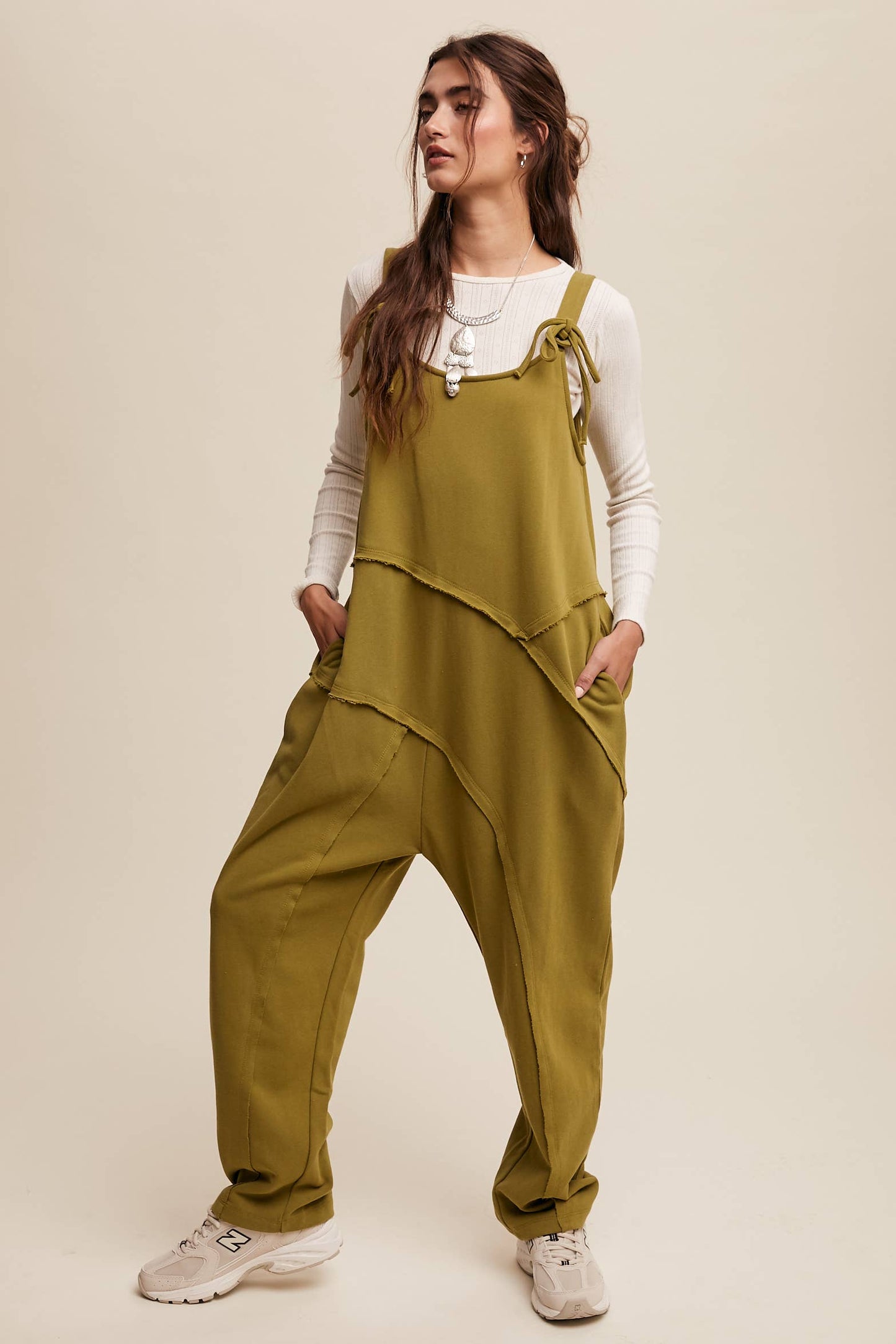 Asymmetrical Layered Jumpsuit