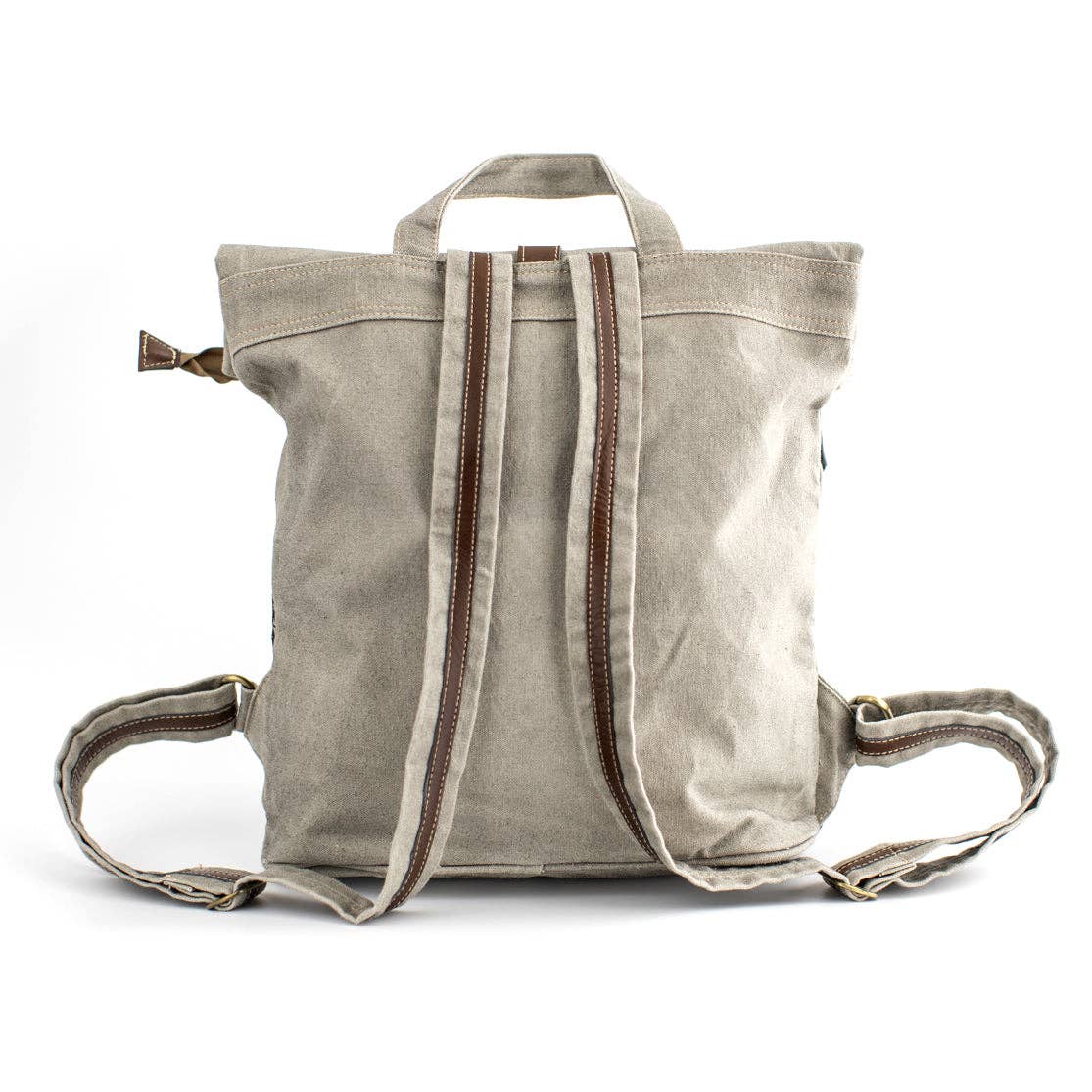 Black Spruce Forrest Recycled Canvas Backpack