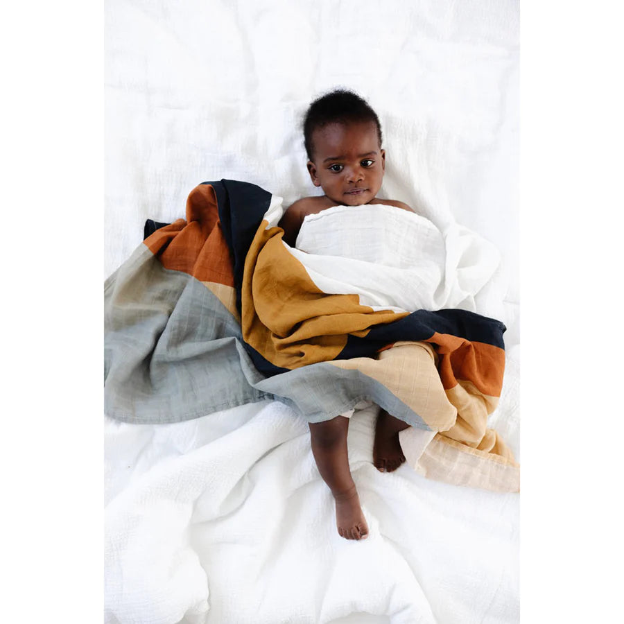 Sunset Muslin Swaddling Blanket