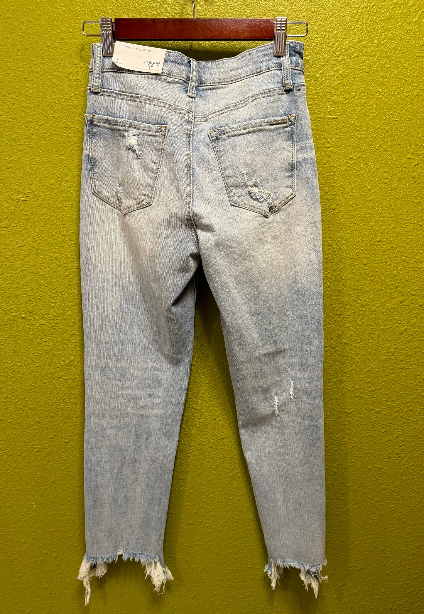 Mid-Rise Ankle Skinny Jeans