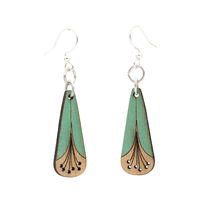 Green Tree Earrings | Botanicals & Nature