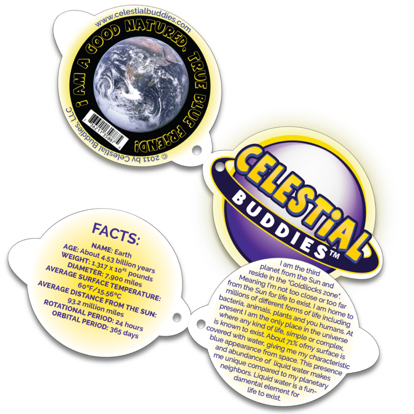 Little Earth Buddy Planetary Plush