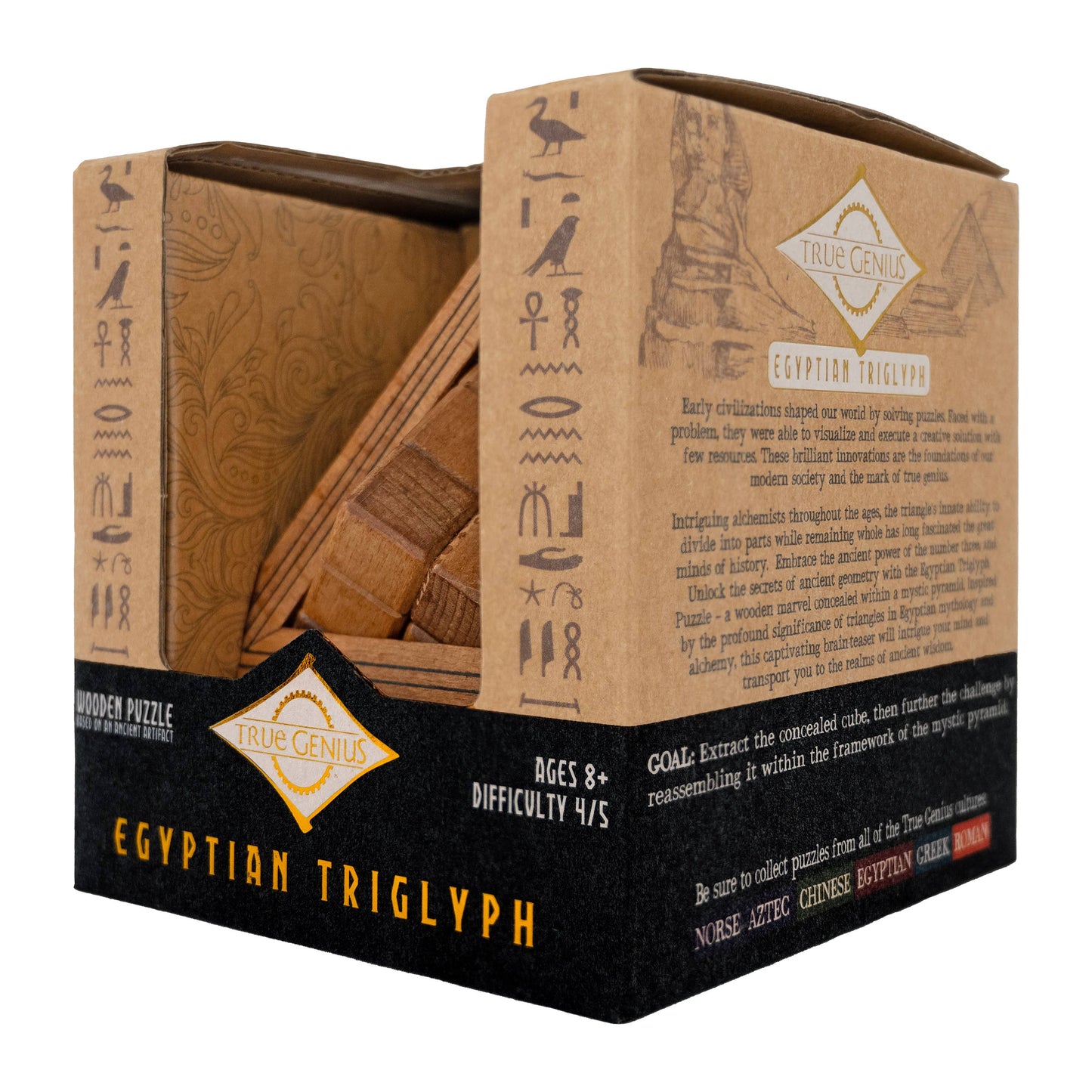 Egyptian Triglyph Puzzle - True Genius
