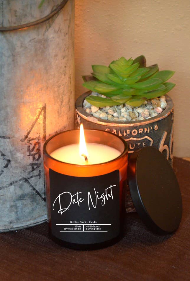 Date Night Soy Wax Valentines Day Candle