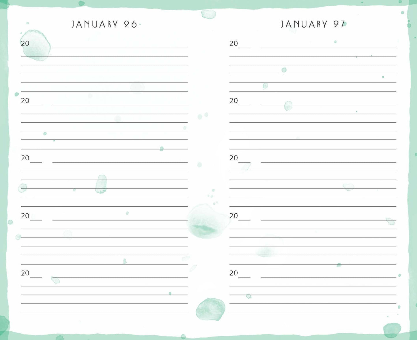 Rainbow One Line a Day