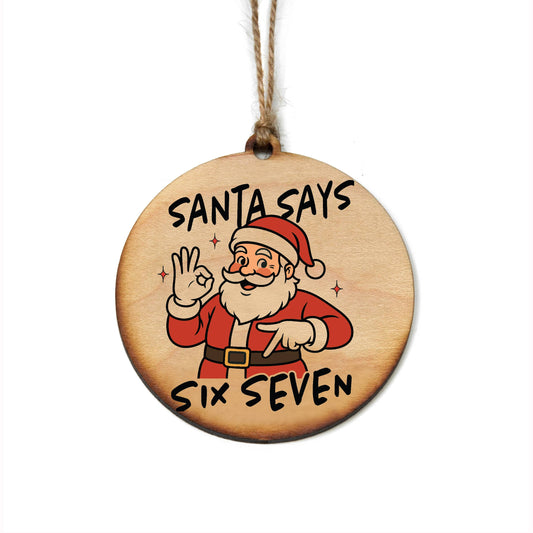 67 Santa Ornament Funny Christmas Ornaments - Holiday 2025
