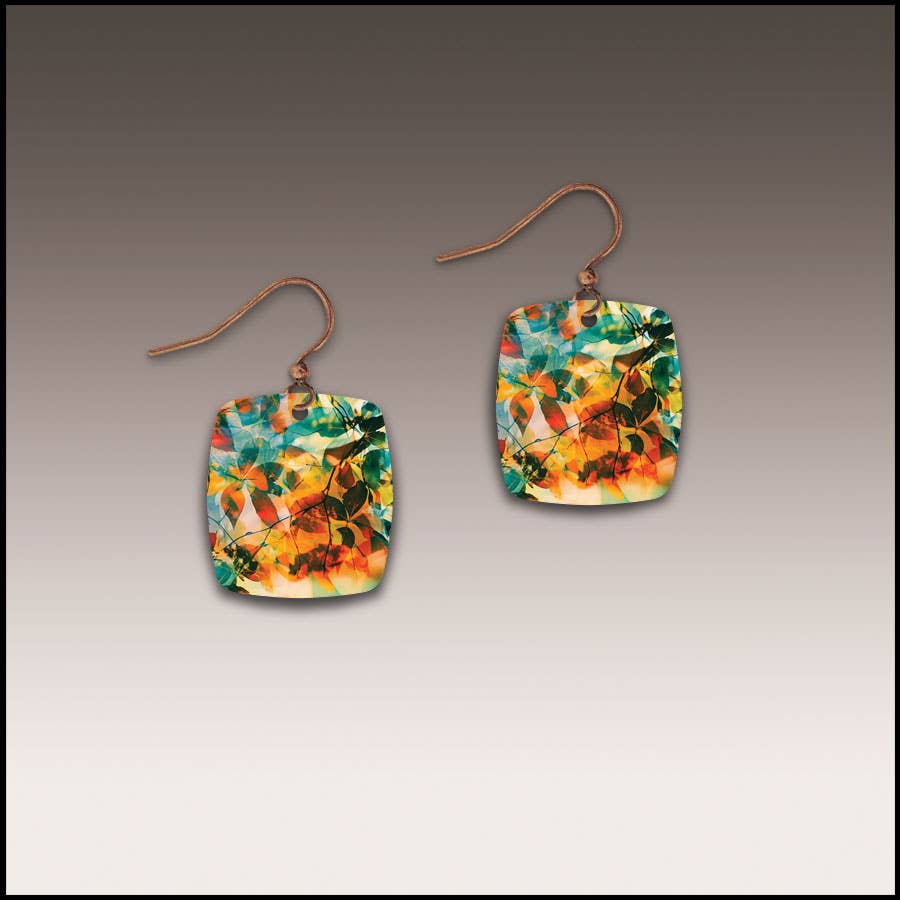 Sienna Canopy Button Drop Handmade Earrings