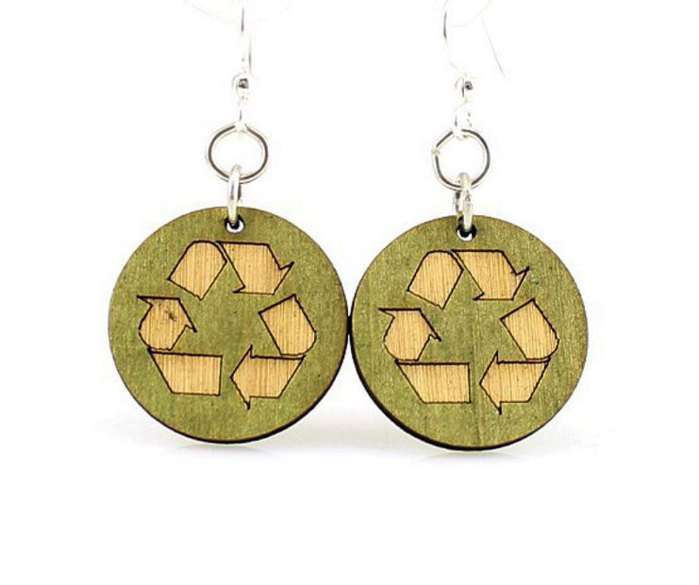 Green Tree Earrings | Symbology