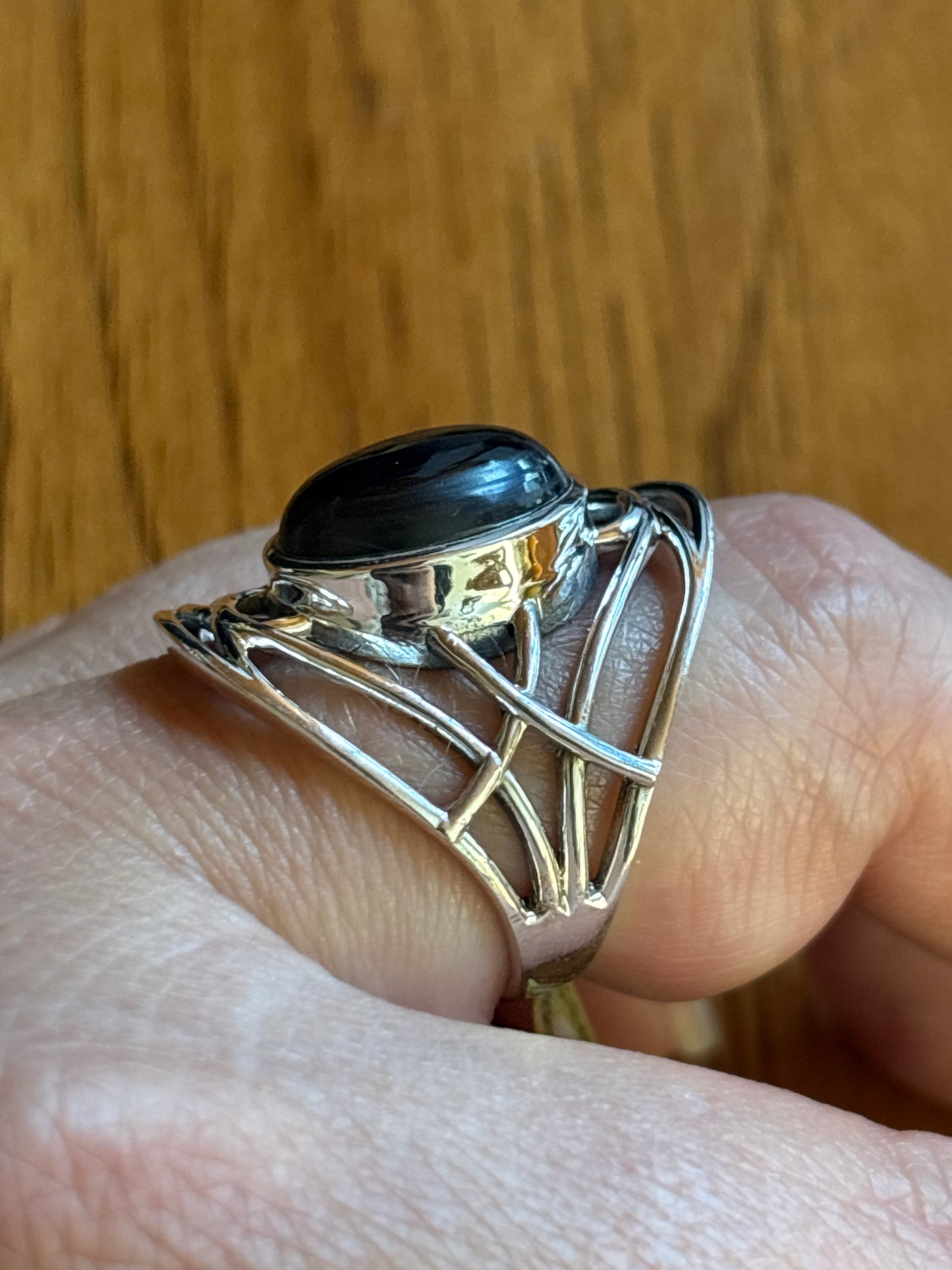 Black Onyx Ring | Size 9