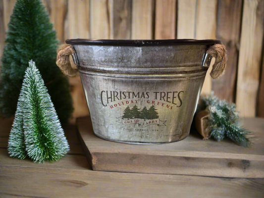 Decorative Holiday Bucket