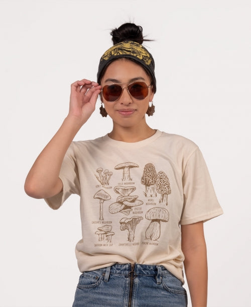 Mushroom Botanical Tshirt | Soul Flower