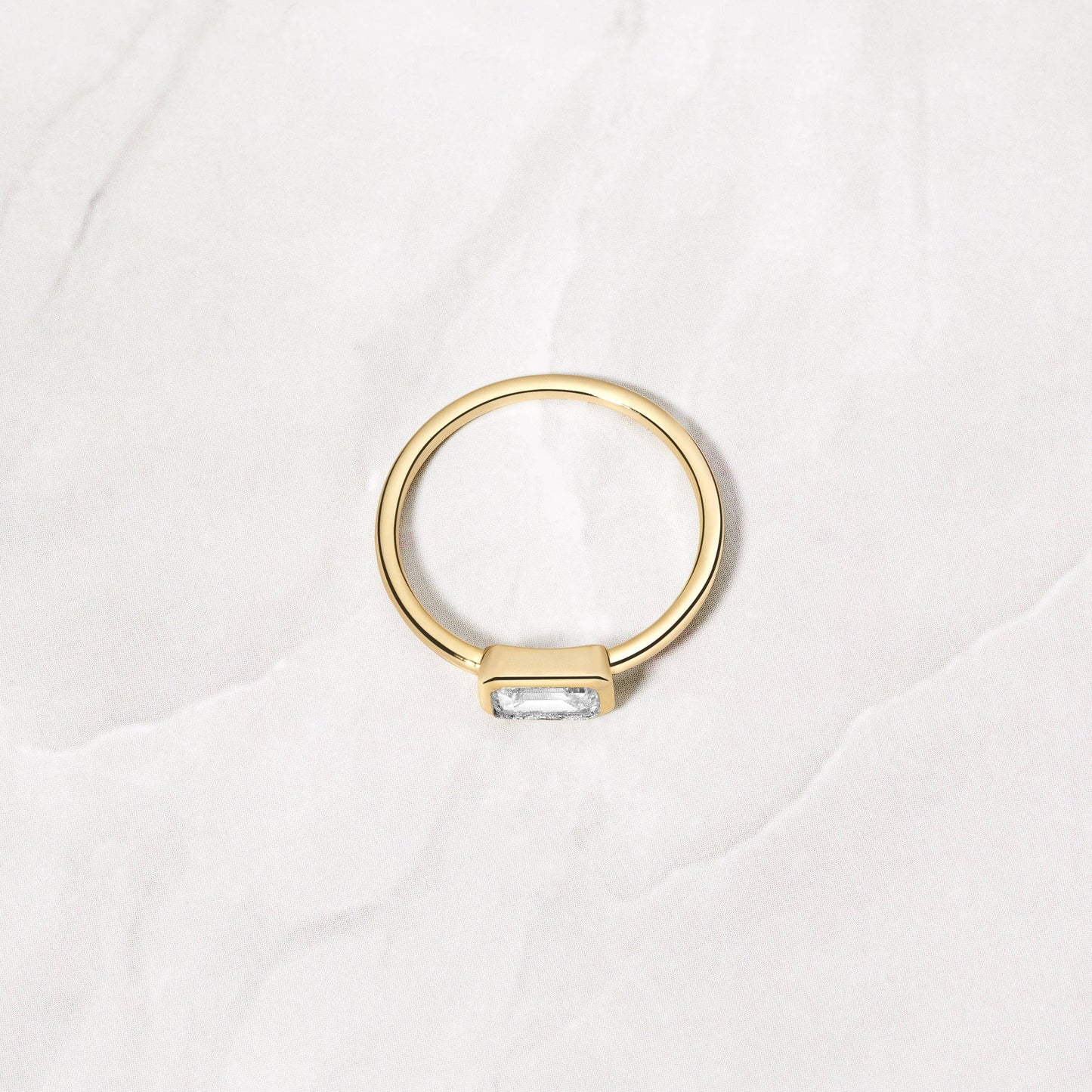 Baguette Bezel Ring