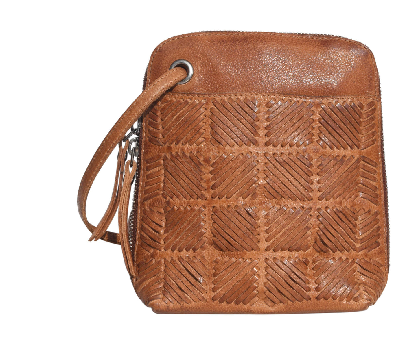 Lotus Handcrafted Leather Crossbody Bags