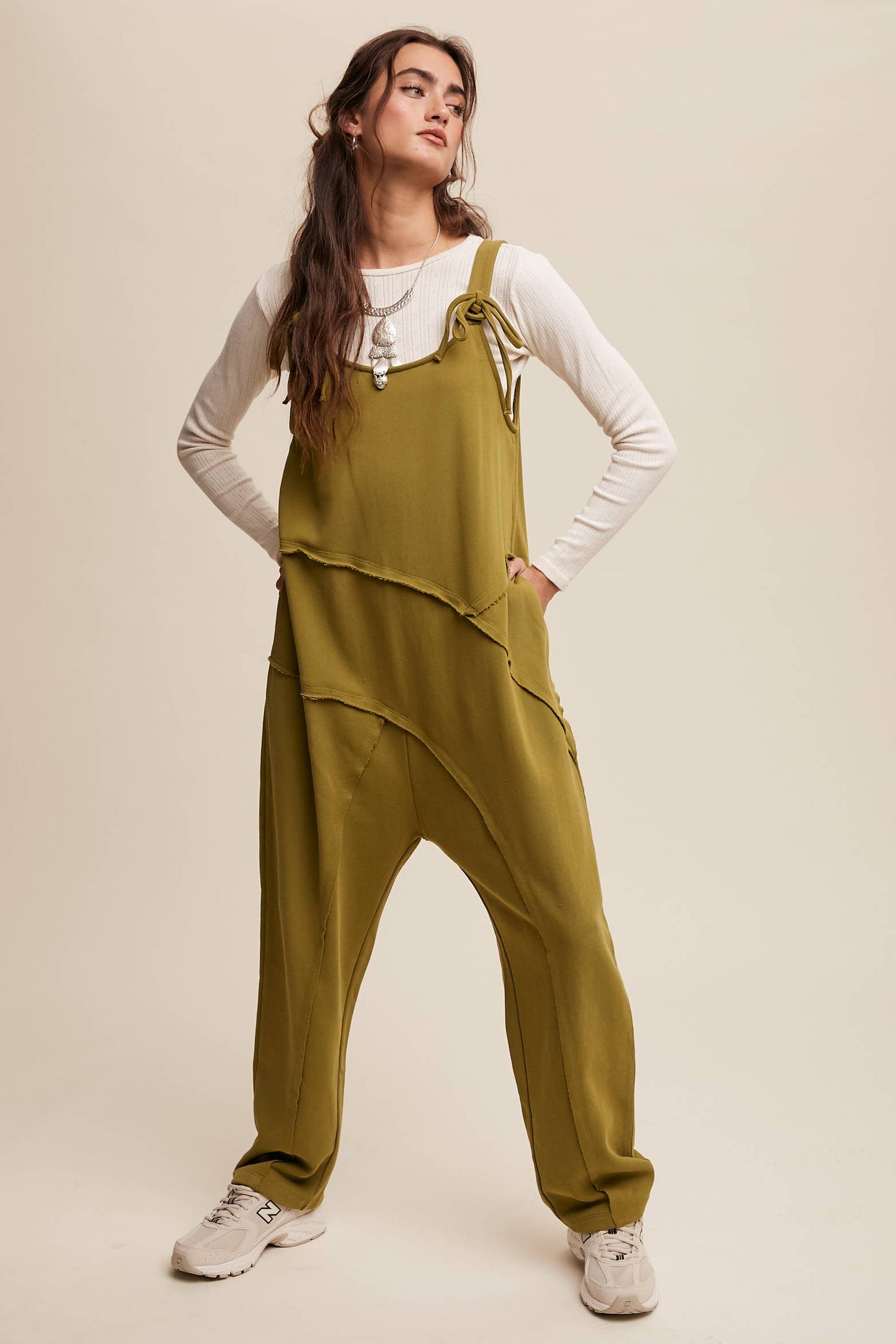 Asymmetrical Layered Jumpsuit