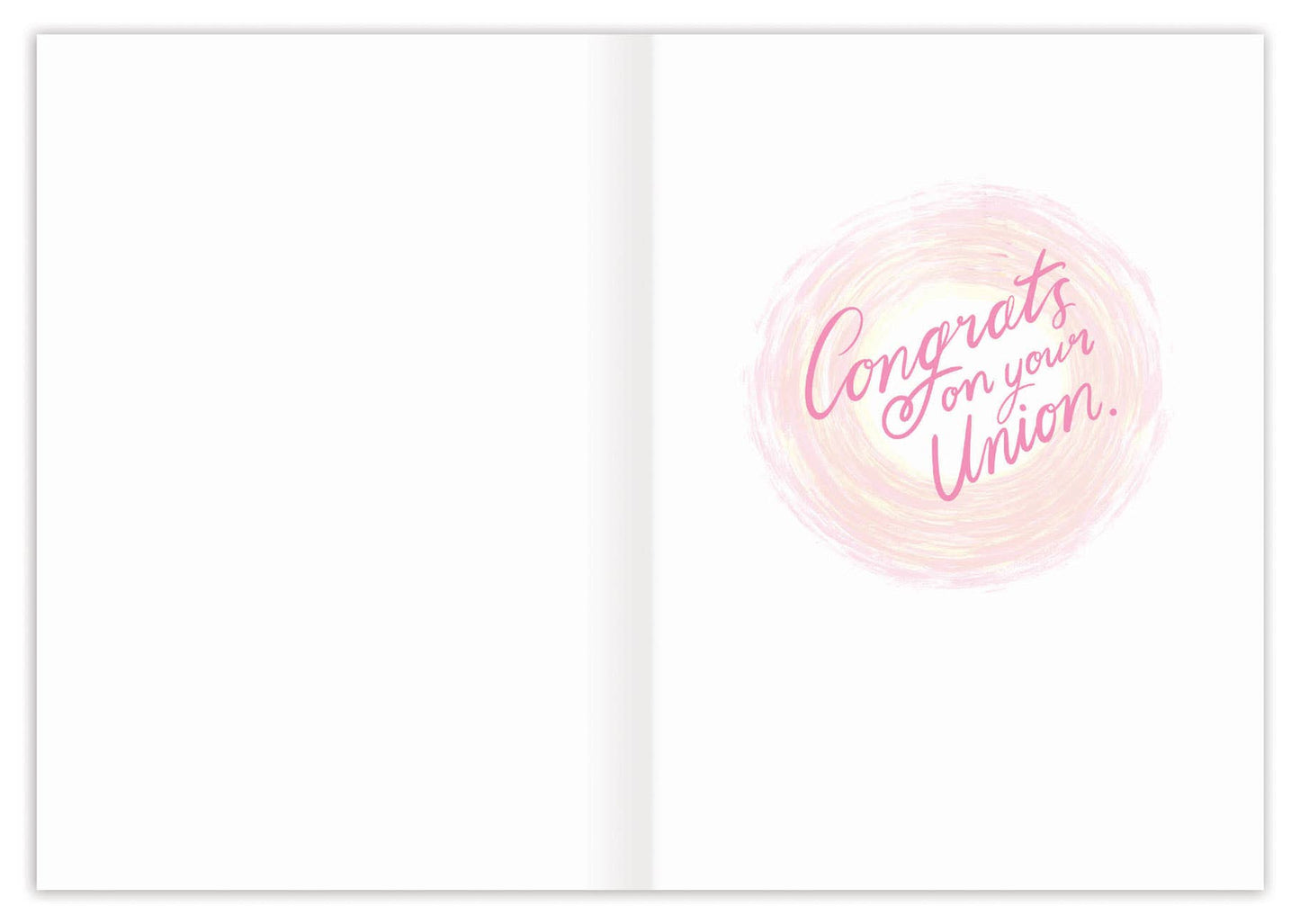 Watercolor Happy Wedding Day Card