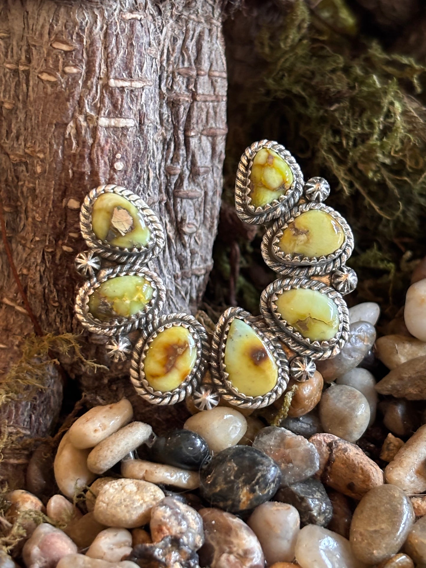 Palomino Variscite Naja Ring | Adjustable