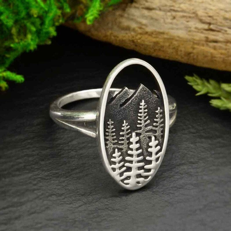 Mountain Scene Ring