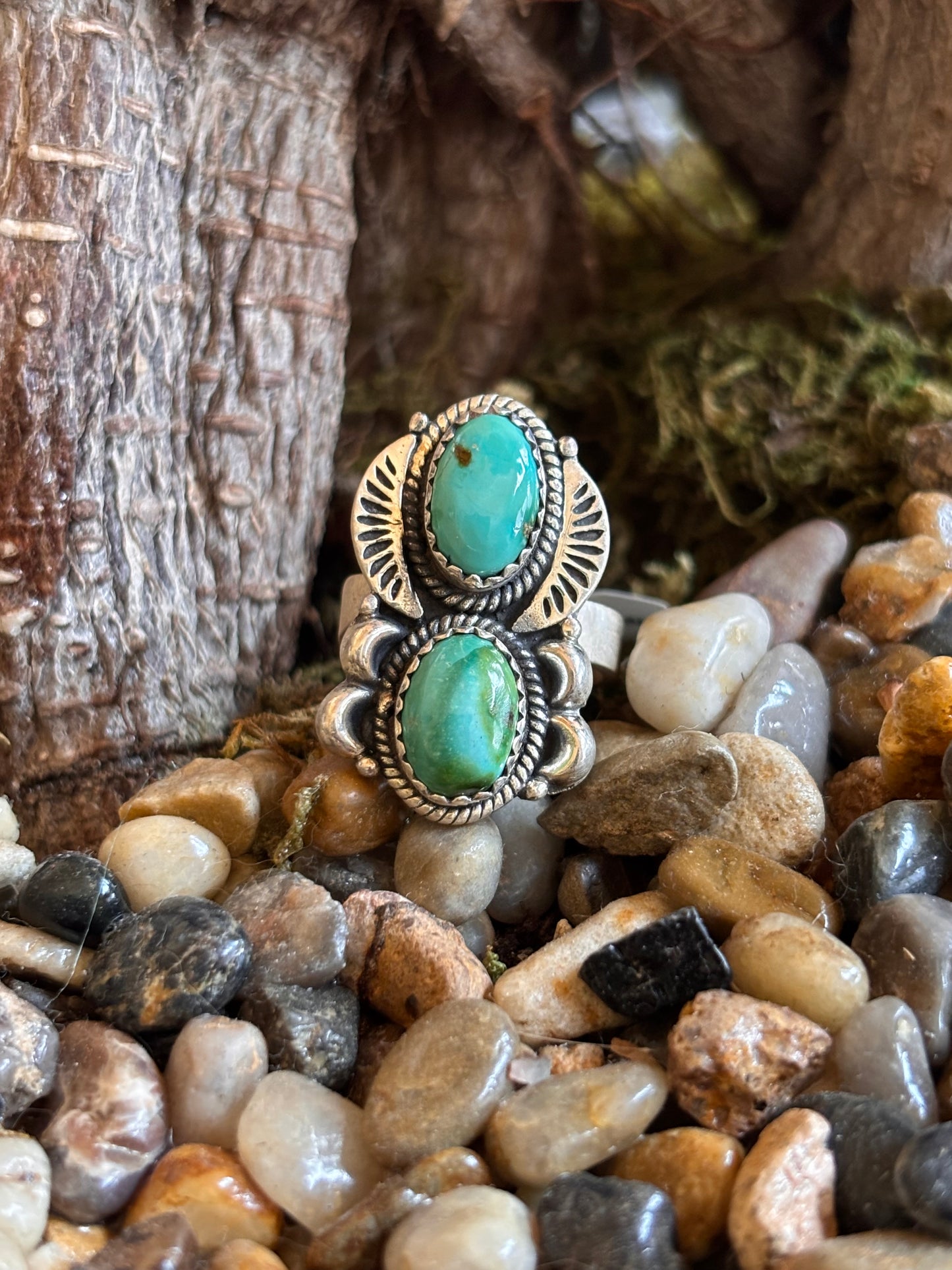 Sonoran Gold Turquoise Ring | Adjustable
