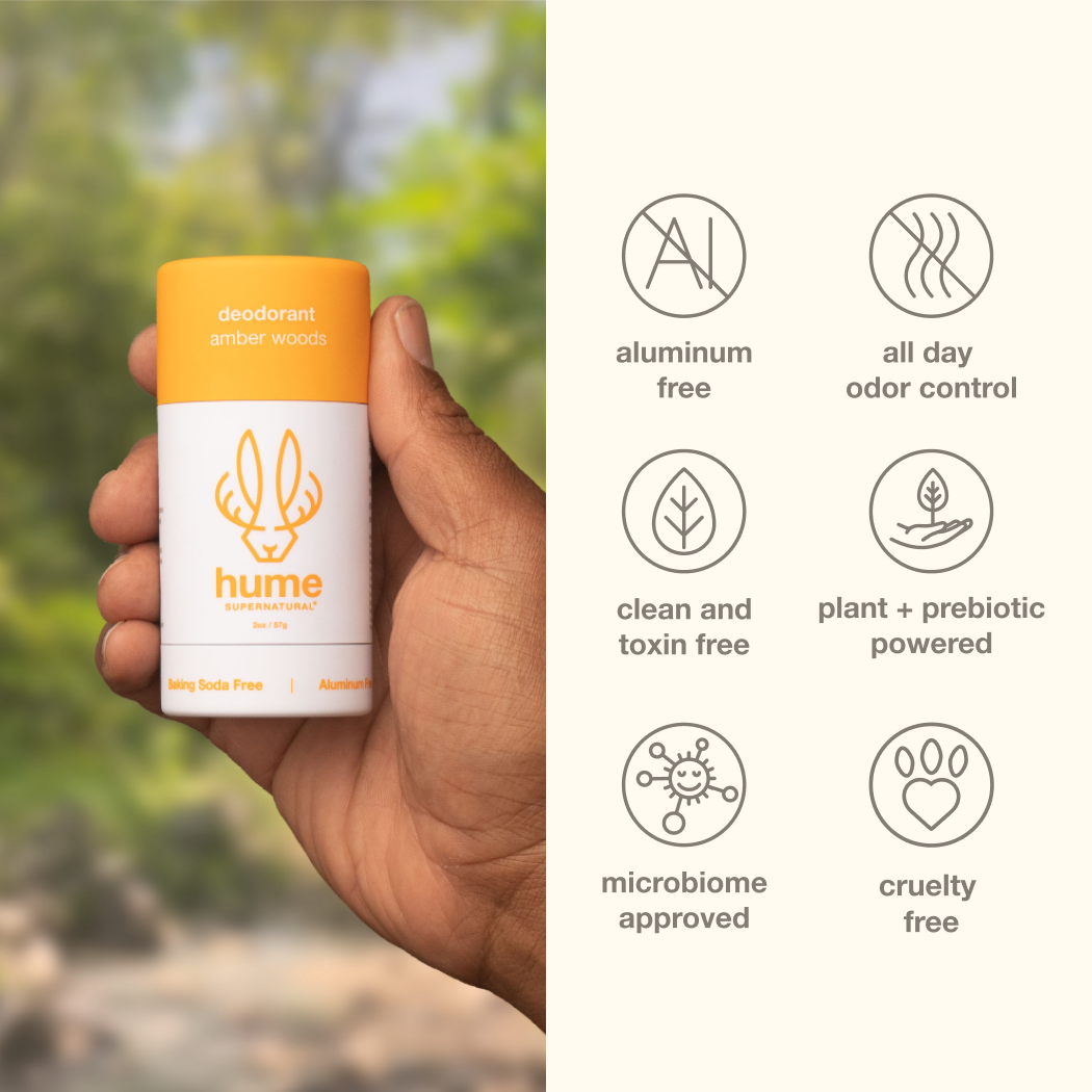 Amber Woods Scent - Plant & Probiotic Deodorant