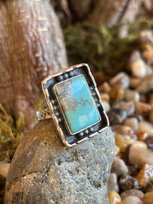 Turquoise Ring | Adjustable