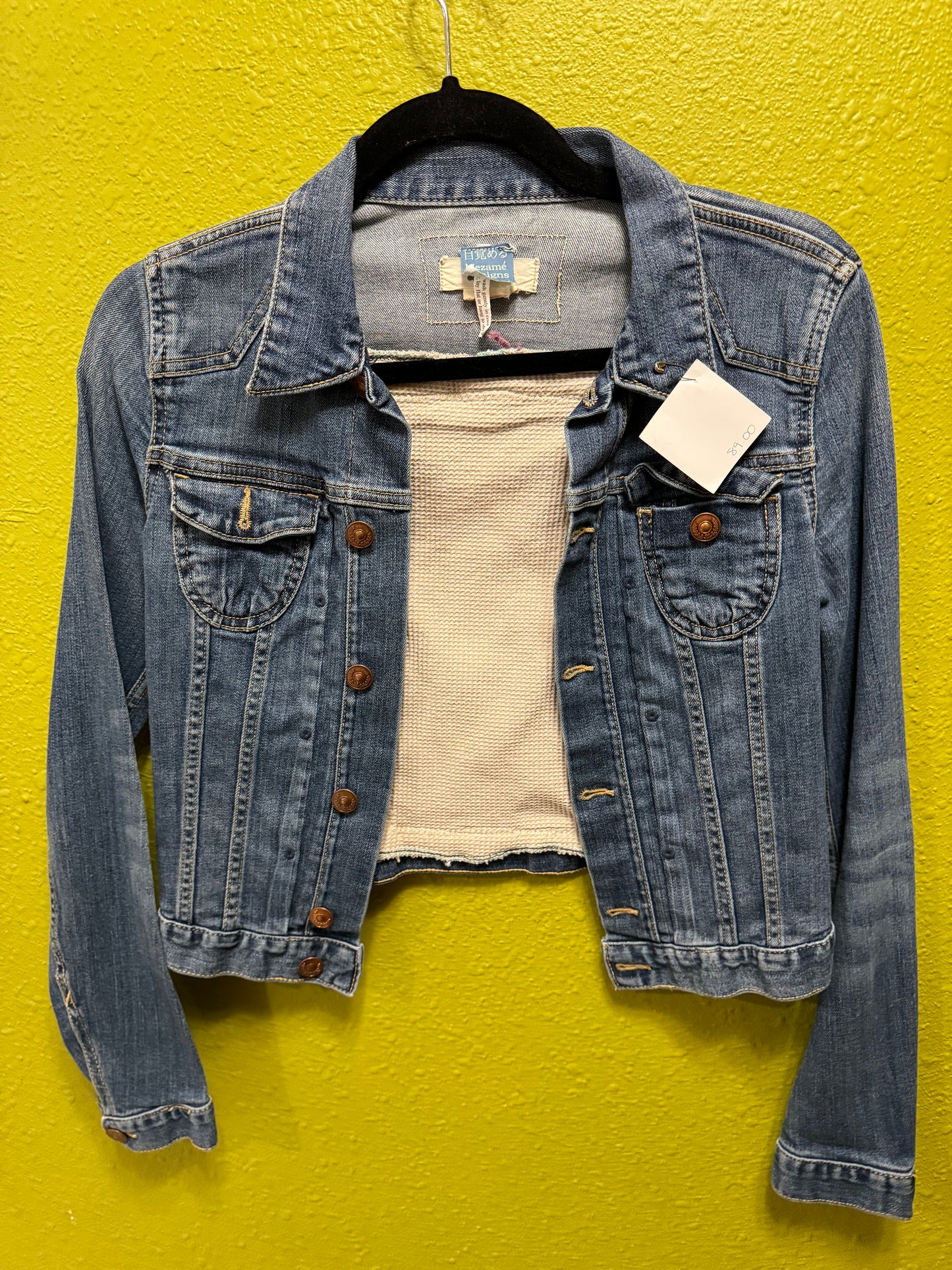 Mezamé Signature paneled Denim Jacket