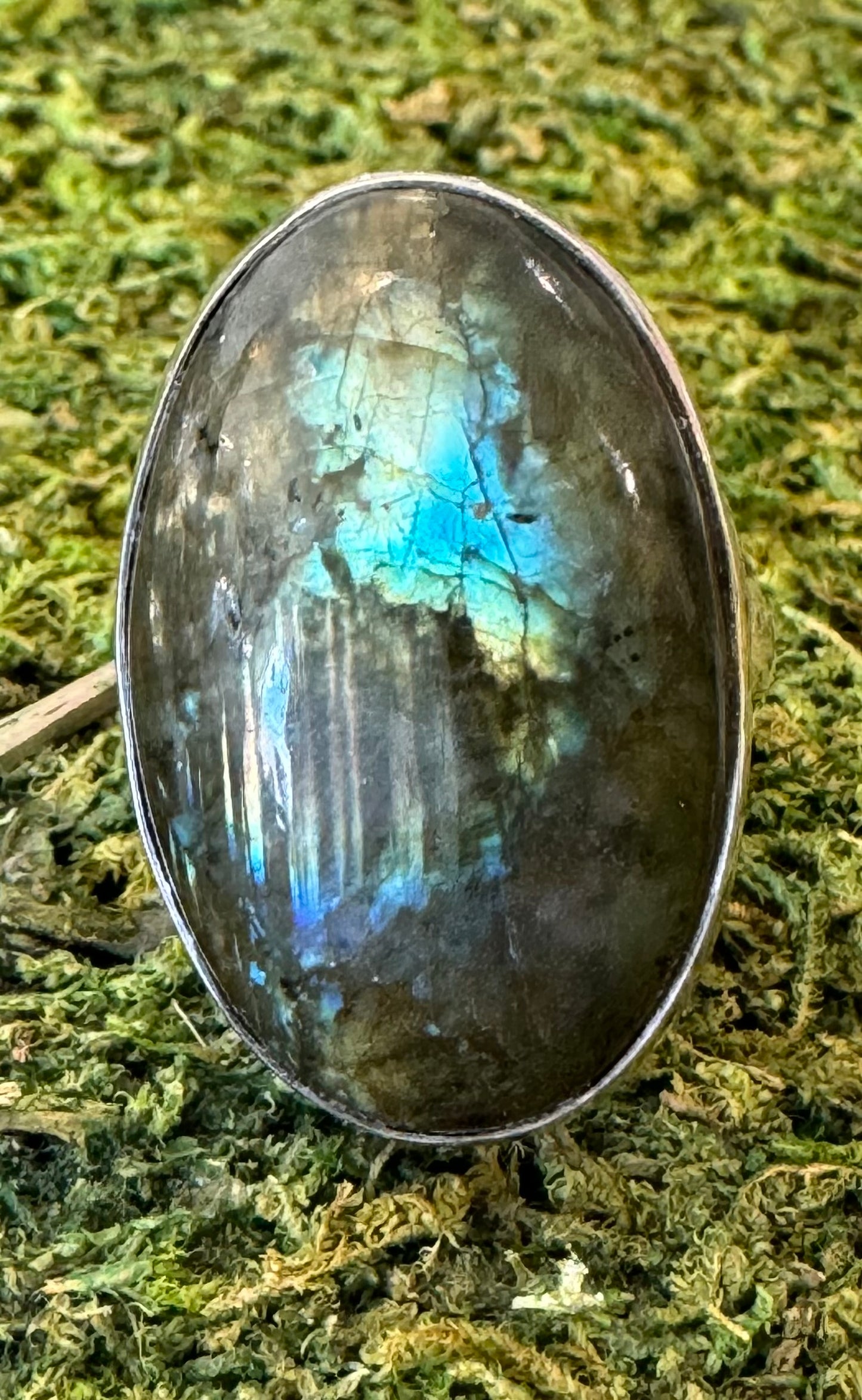 Labradorite Ring | Adjustable