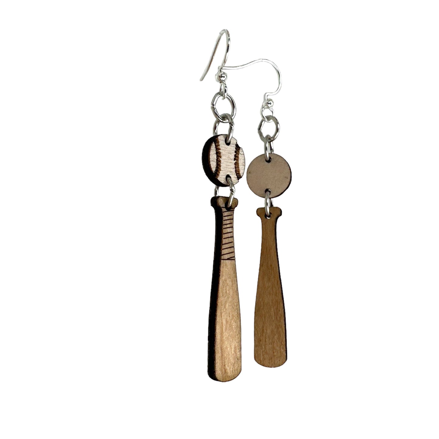Baseball Bat Earrings # 1326