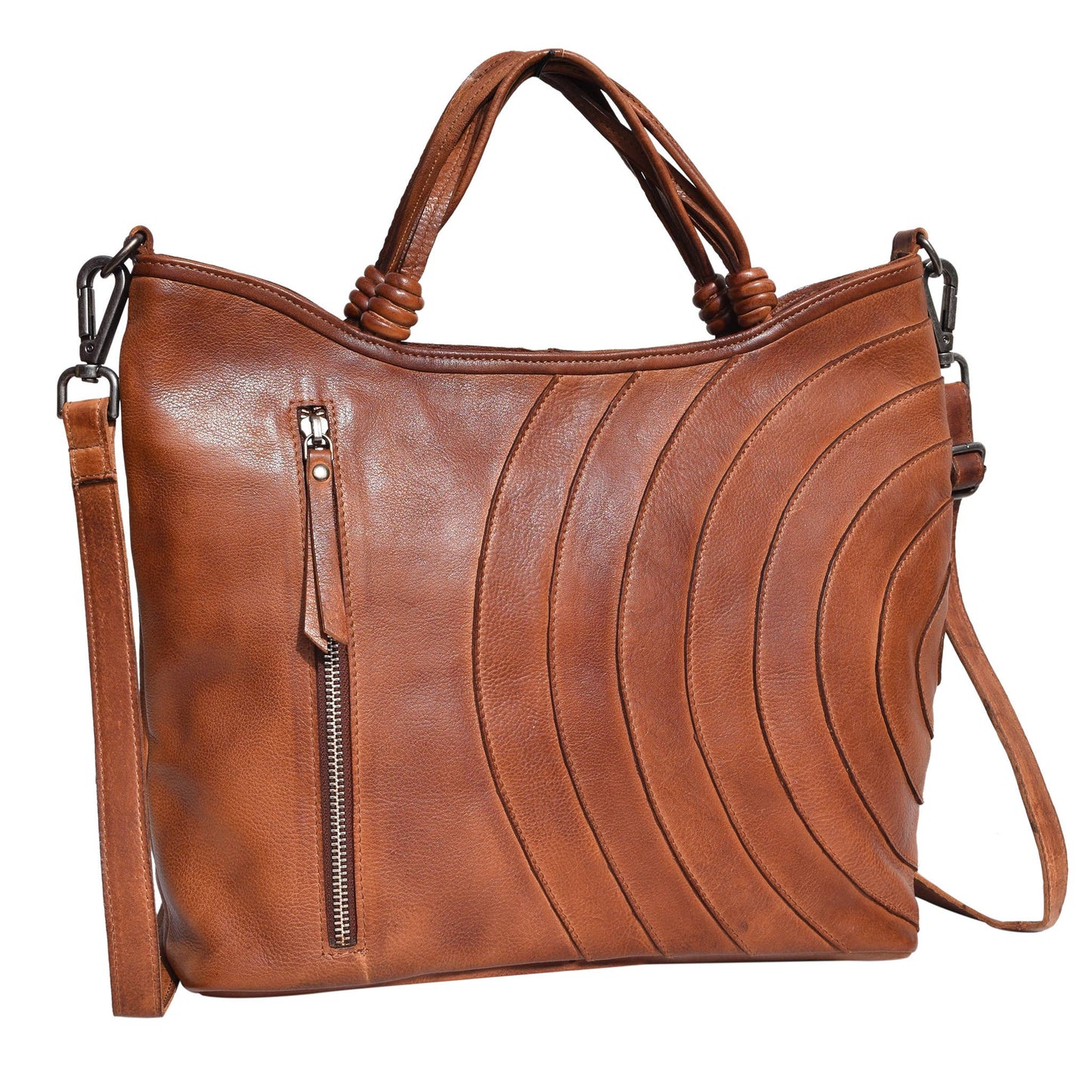 Joplin Handcrafted Leather Tote/Crossbody Bags