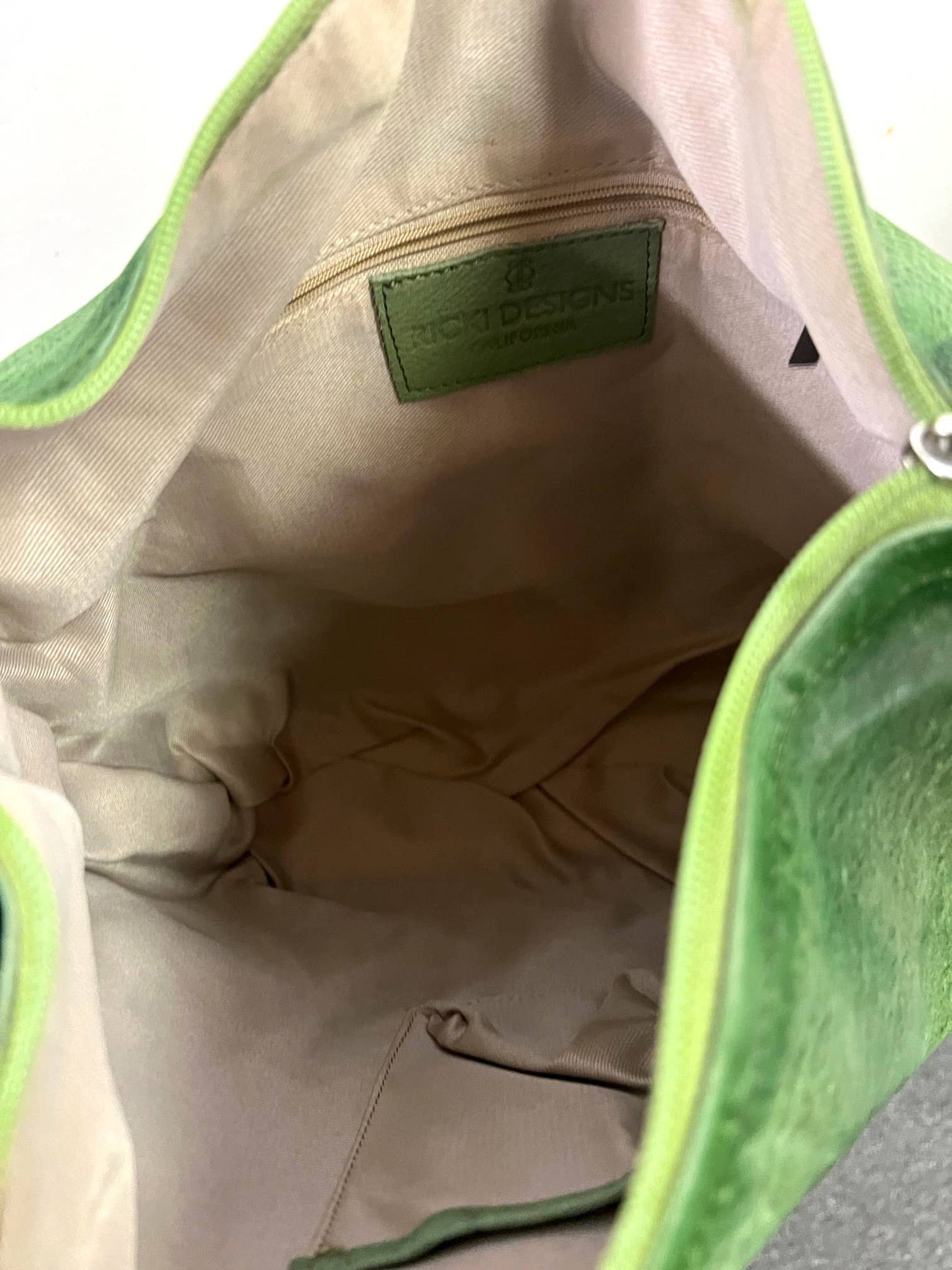 Gorgeous Green Leather Bag