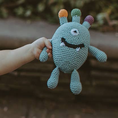 Handmade Quirky Monster Rattles – Playful, Silly & Oh-So-Fun