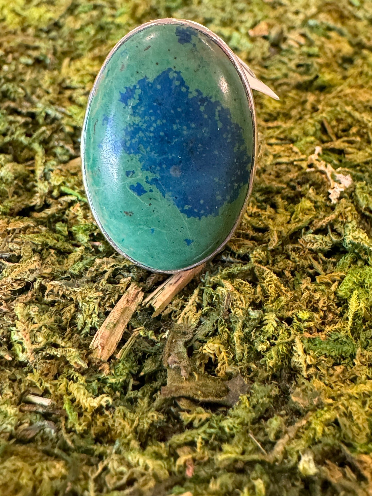 Azurite Congo Ring | Adjustable