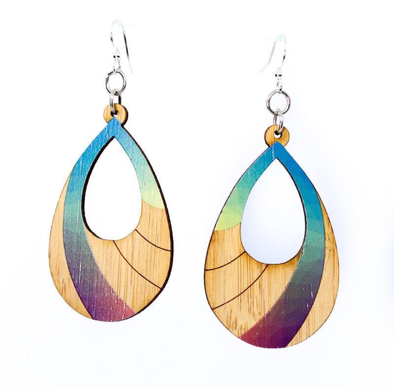 Green Tree Earrings | Bamboo