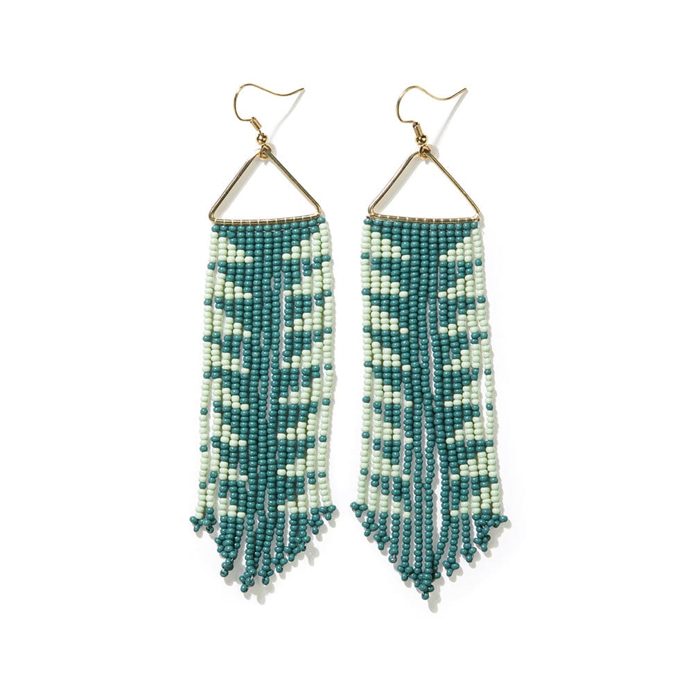 Emilie Beaded Fringe Earrings | Ink + Alloy