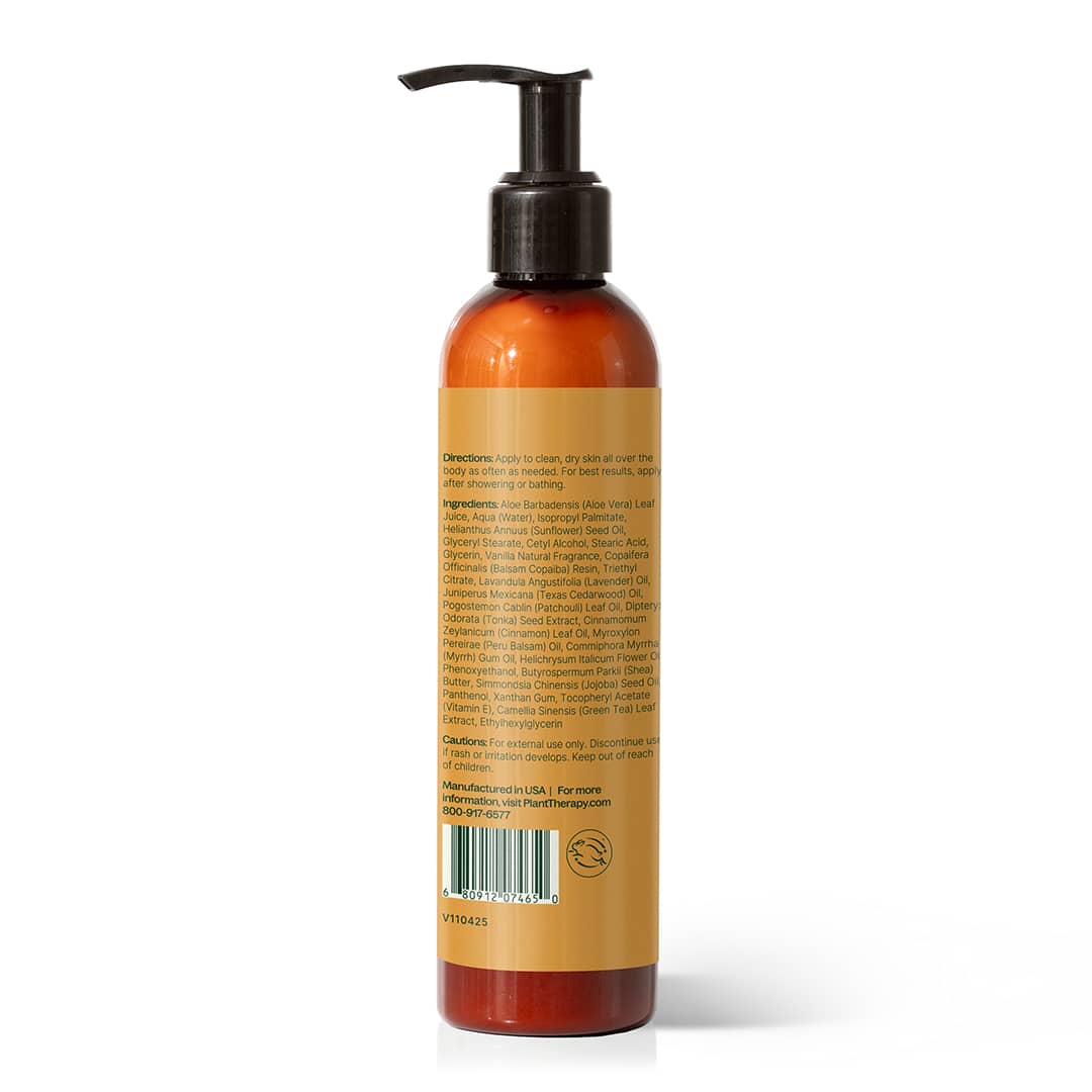 Amber Cashmere Body Lotion with Aloe and Shea 8oz