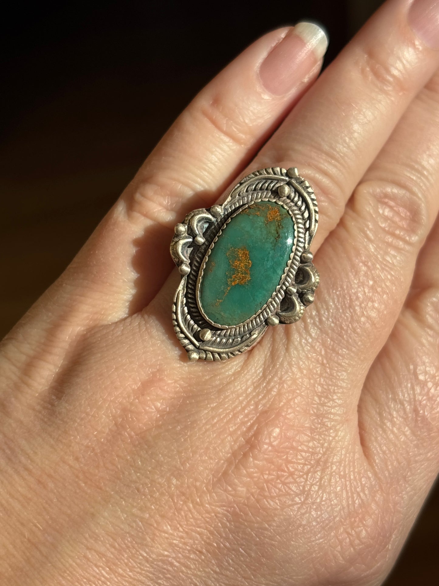 Turquoise Ring | Adjustable