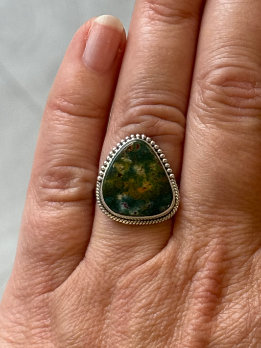 Blood Stone Ring | Size 9