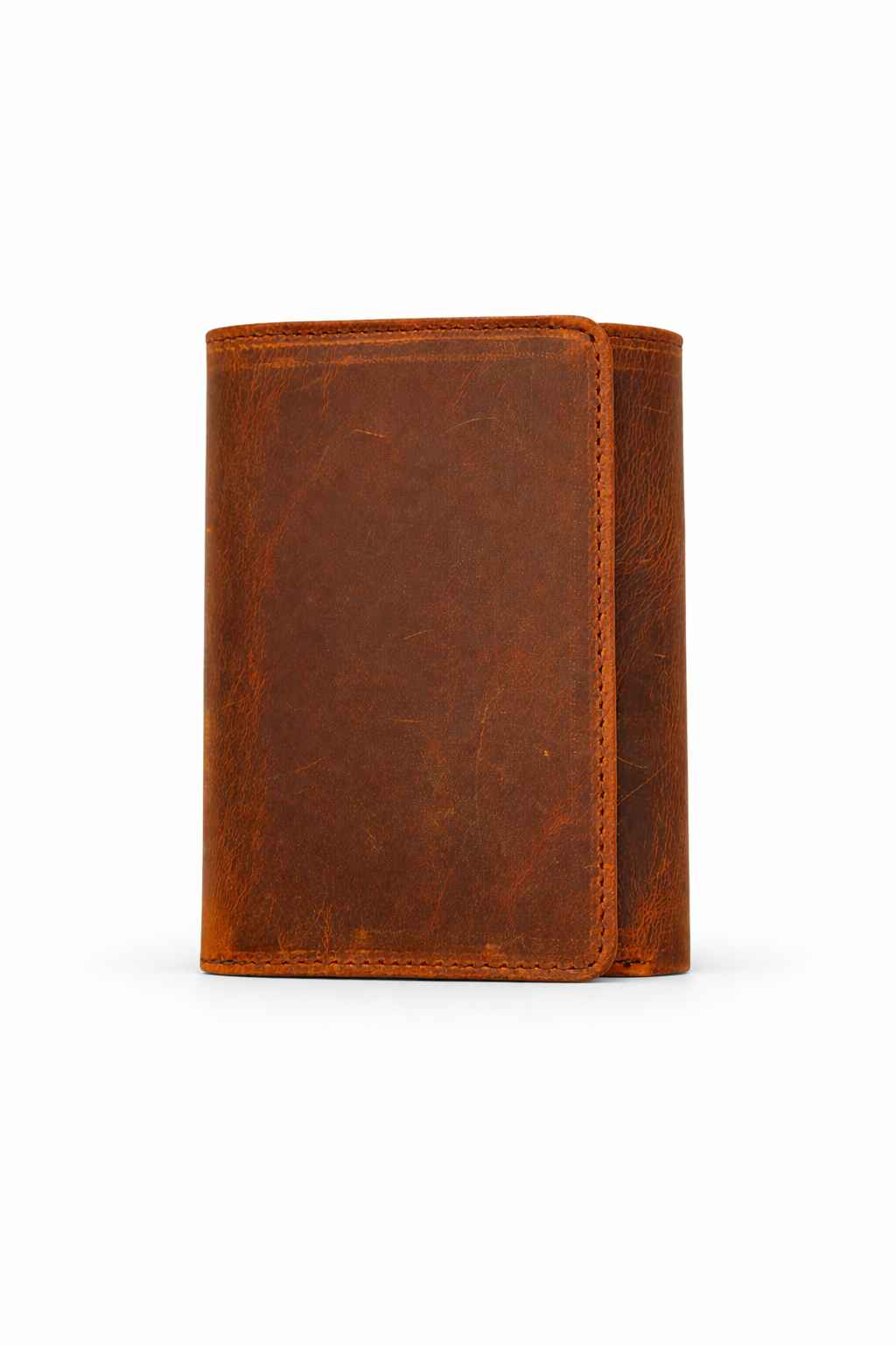 Leather Wallet for Men Handcrafted Distressed Trifold Wallet