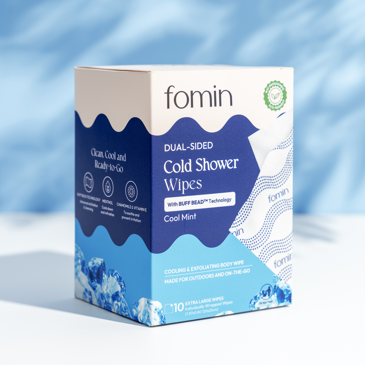 Cold Shower Wipes | Travel, Post-Workout | Body Care