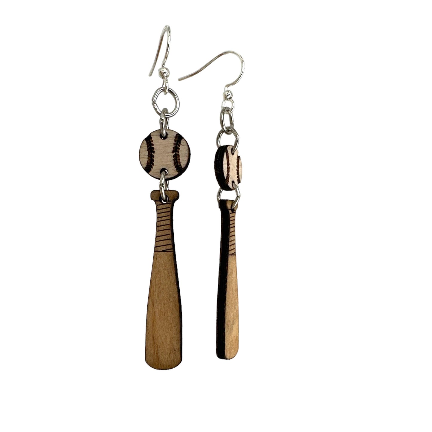 Baseball Bat Earrings # 1326