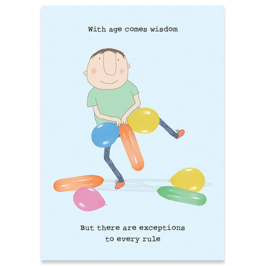 EXCEPTIONS BIRTHDAY GREETING CARD 4.5 x 6.25"