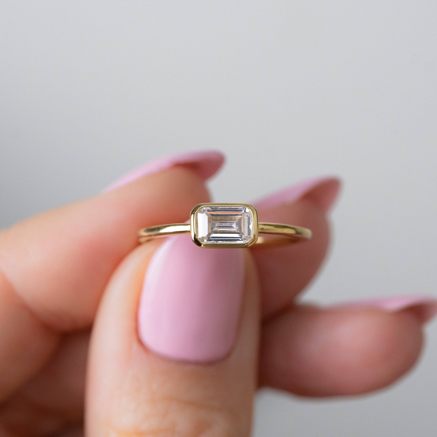 Baguette Bezel Ring