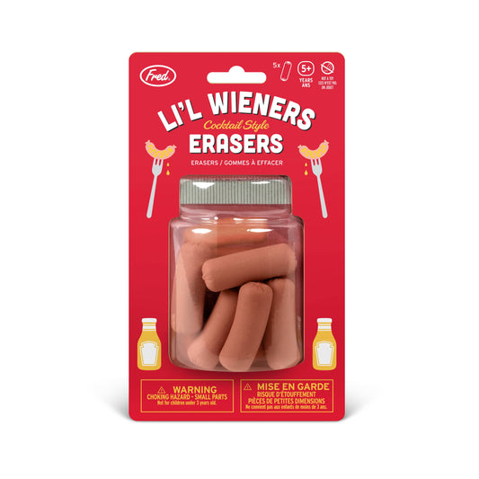 Cocktail Wiener Erasers - Set of 5