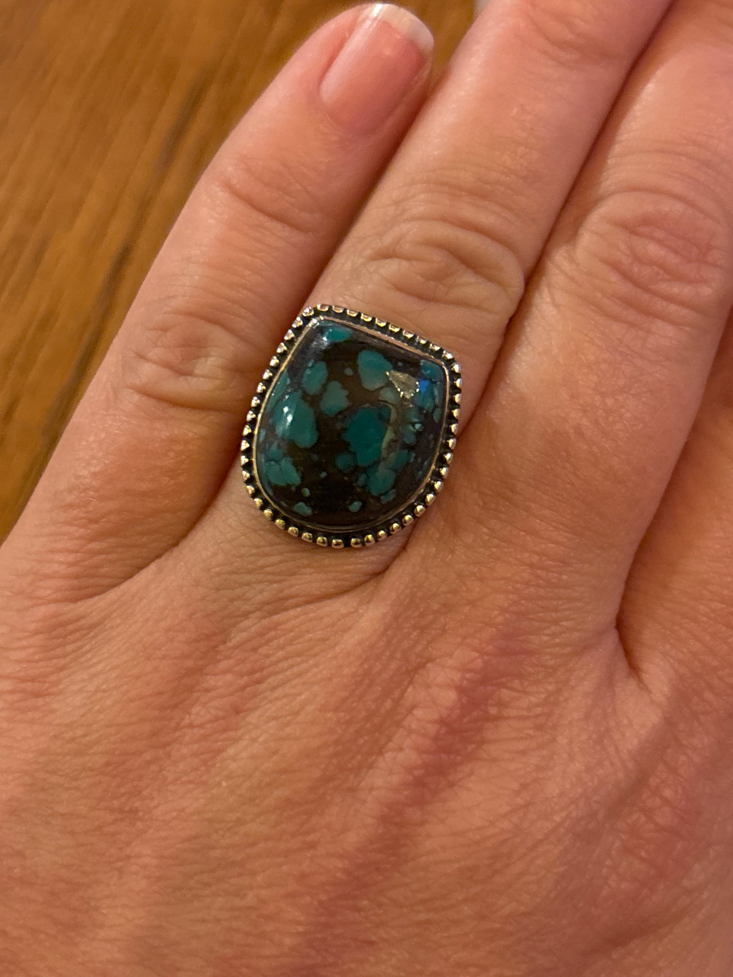 Tibetan Turquoise Ring | Size 8.5