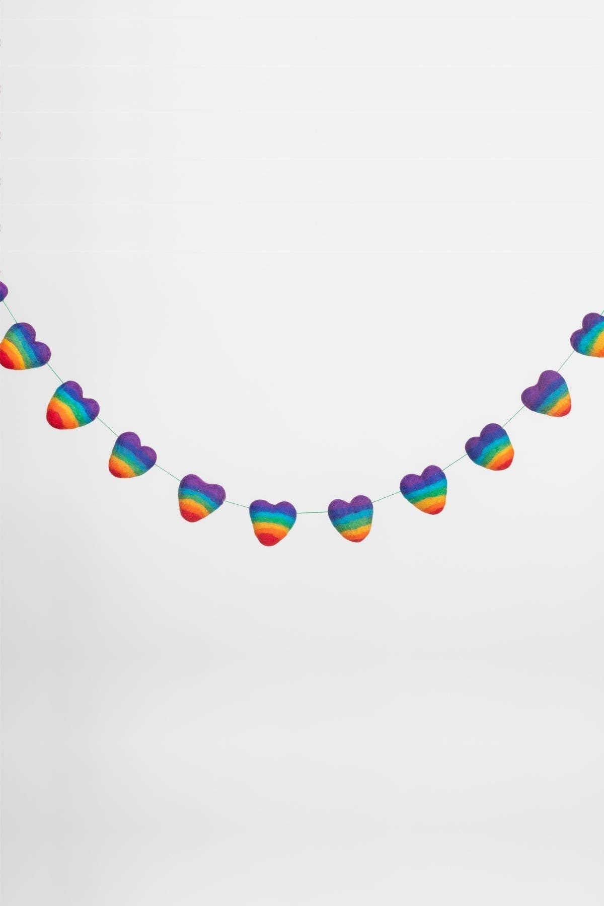 Rainbow Felt Garland